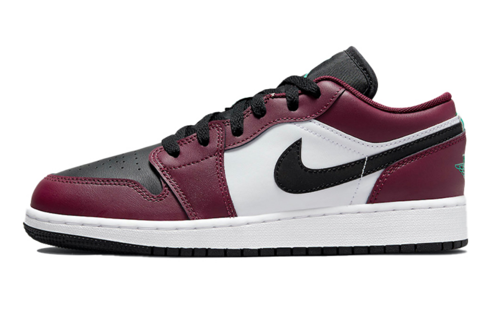 Фото № 1 с приближением к товару «‎(GS) Air Jordan 1 Low SE "Dark Beetroot" BlackPurple»