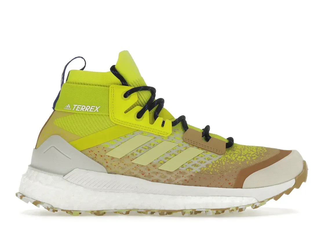 Фото № 1 с приближением к товару «‎adidas Terrex Free Hiker Primeblue Beige Tone Pulse Yellow»