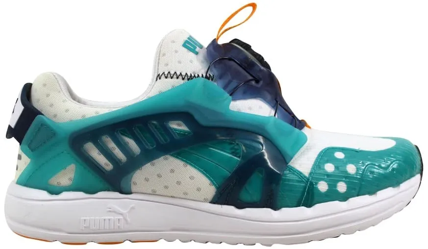 Фото № 1 с приближением к товару «‎Puma Disc Blaze Lite Tech White/Bluegrass-Blue Wing-Zinnia»