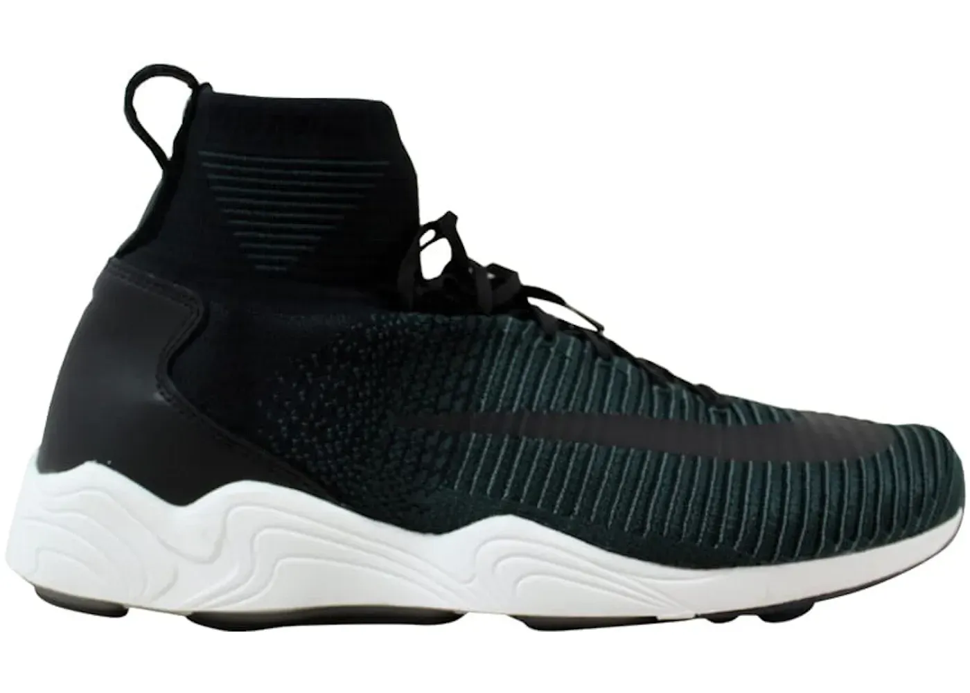 Фото № 1 с приближением к товару «‎Nike Zoom Mercurial XI Flyknit FC Black/Black-Hasta-Seaweed»