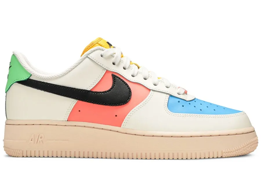 Фото № 1 с приближением к товару «‎Nike Air Force 1 Low 07 Sail Multi »