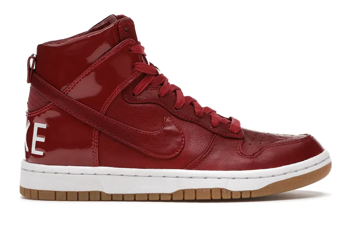 Фото № 1 с приближением к товару «‎Nike Dunk High Lux Gym Red»