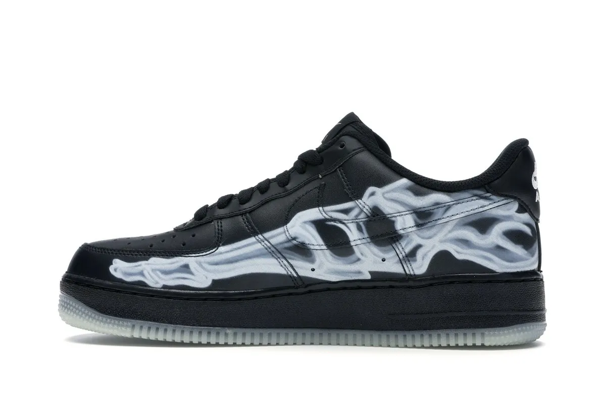 Фото № 6 с приближением к товару «‎Nike Air Force 1 Low Black Skeleton Halloween (2019)»