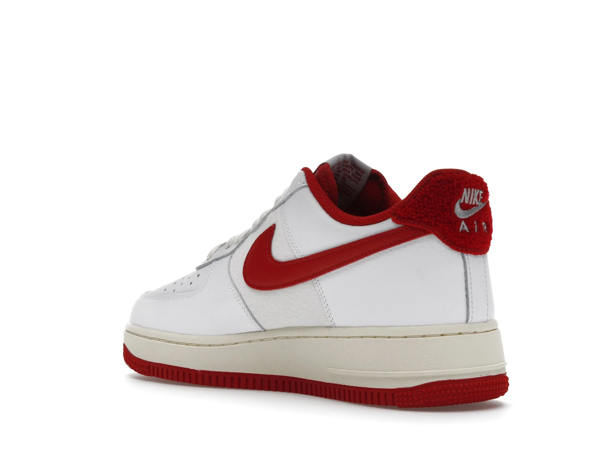 Фото № 5 с приближением к товару «‎Nike Air Force 1 Low 07 White Gym Red (2021)»