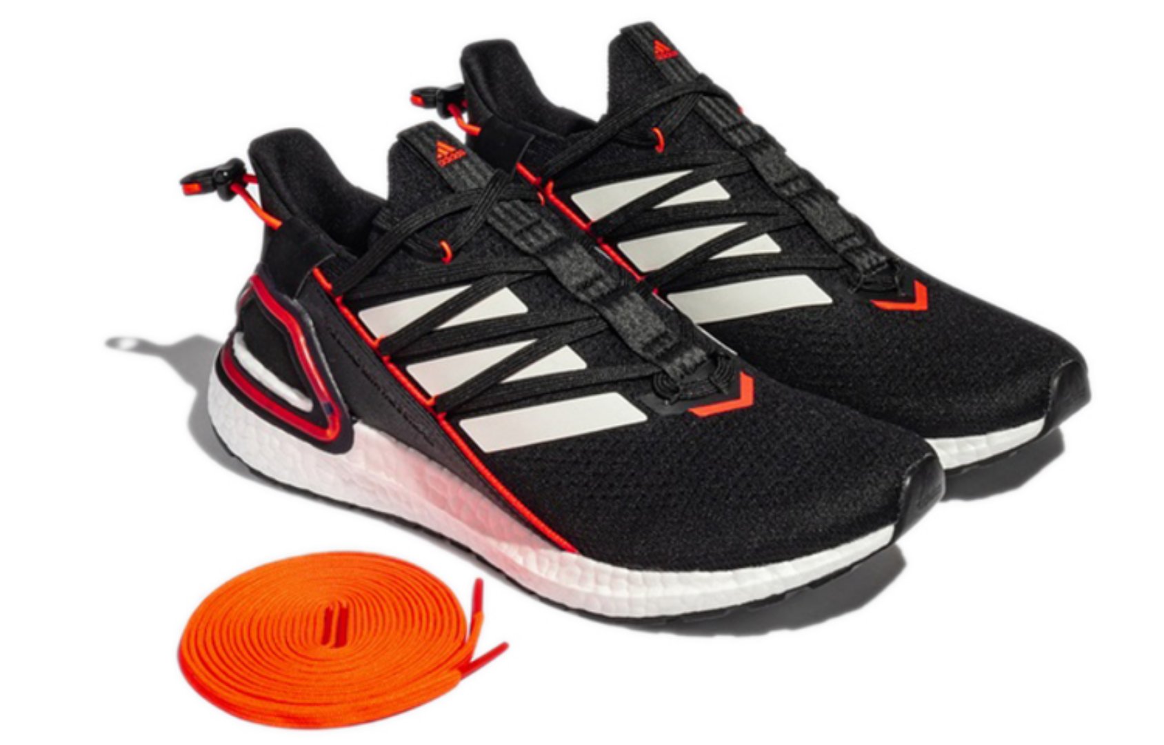 Фото № 4 с приближением к товару «‎adidas Ultraboost 20 Lab Running Shoes BlackWhiteRed»