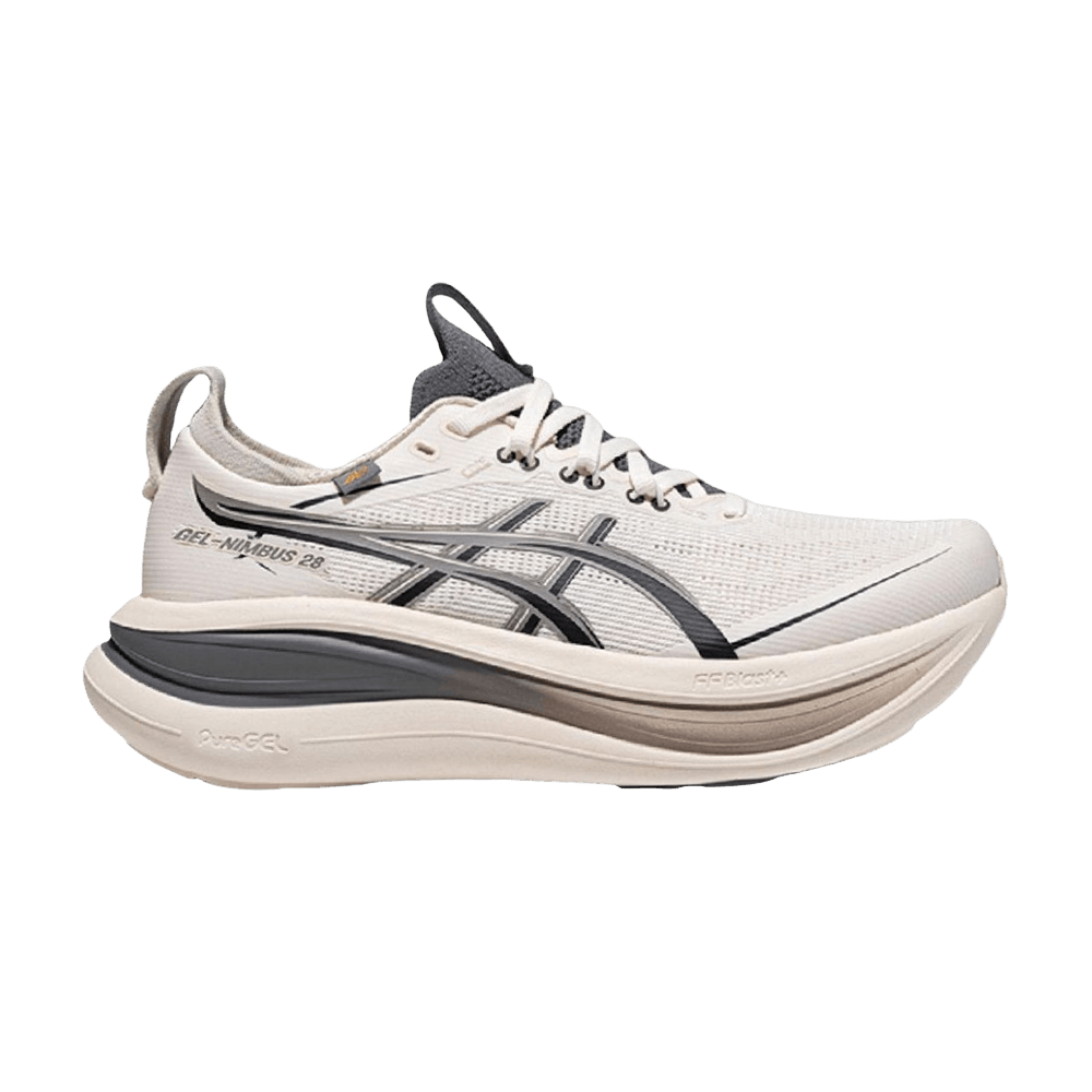 ASICS Women's GEL-Nimbus 28 Go Cream Cement Grey