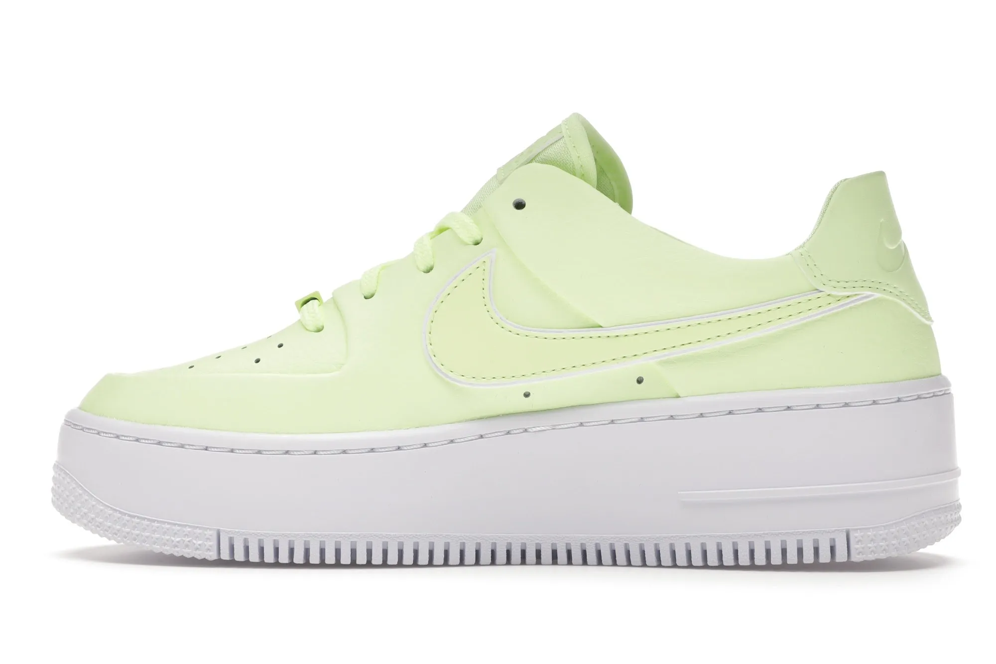 Фото № 4 с приближением к товару «‎Nike Air Force 1 Sage Low Barely Volt »