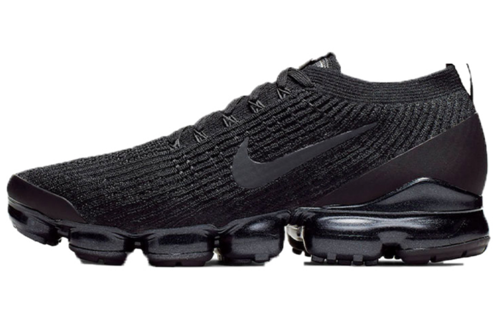 Фото № 1 с приближением к товару «‎Nike Air VaporMax Flyknit 3.0 Running Shoes Triple Black»