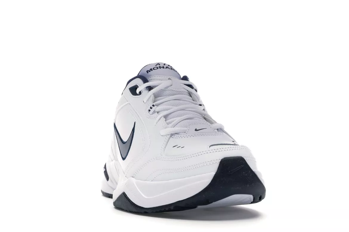 Фото № 2 с приближением к товару «‎Nike Air Monarch IV White Navy»