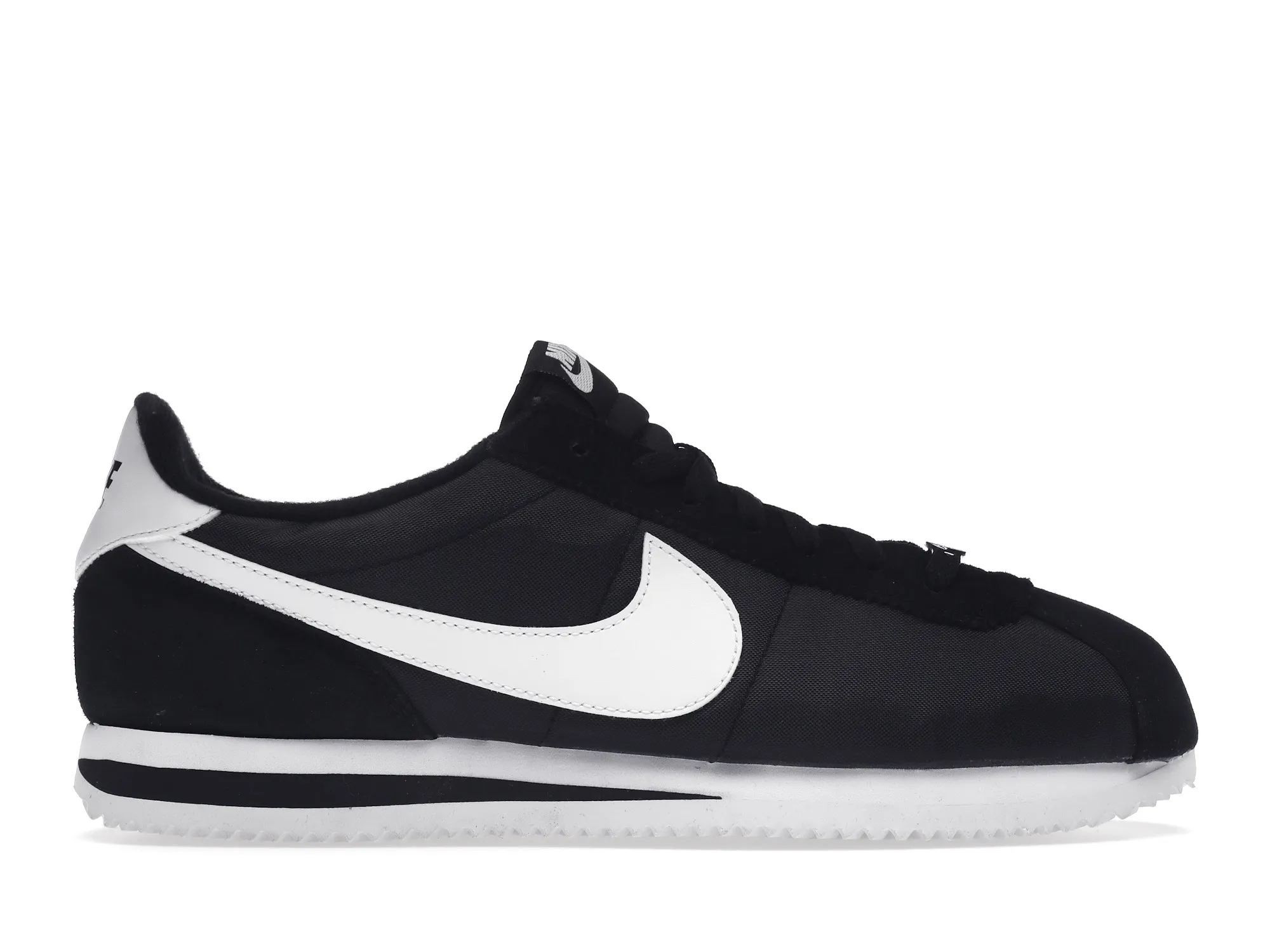 Фото № 1 с приближением к товару «‎Nike Cortez Basic Nylon Black White-Metallic Silver»