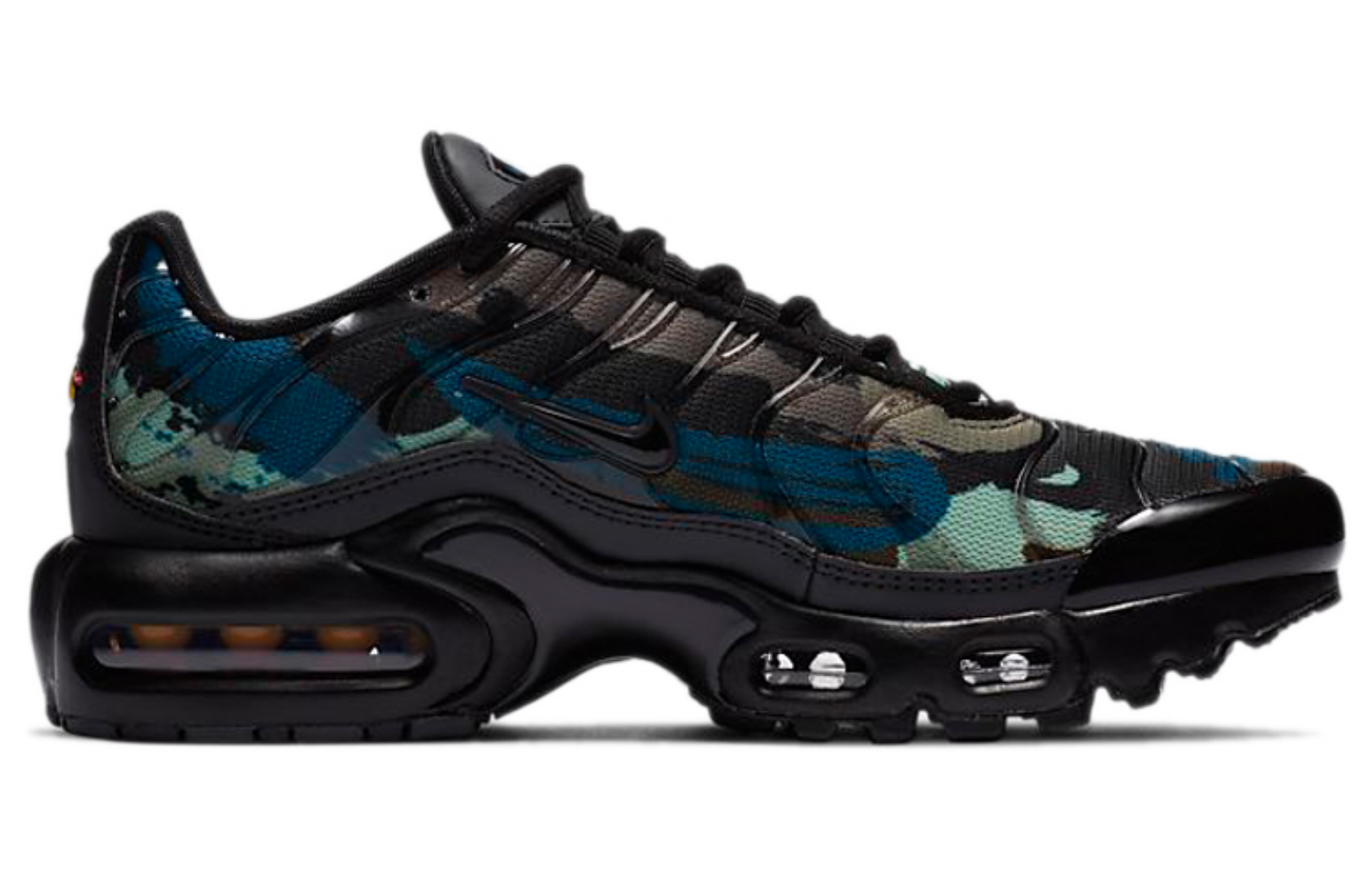 Фото № 2 с приближением к товару «‎Nike Air Max Plus (GS) BlackBlue»