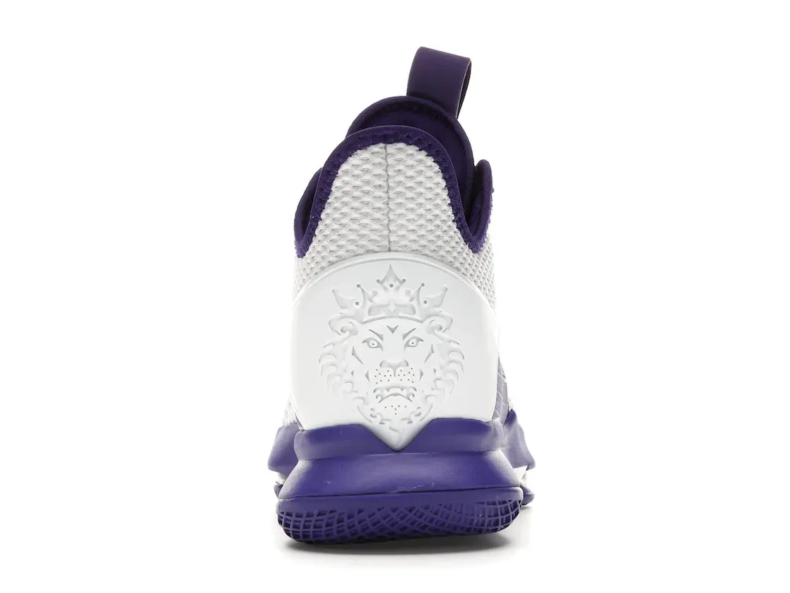 Фото № 4 с приближением к товару «‎Nike LeBron Witness 4 White/Voltage Purple»