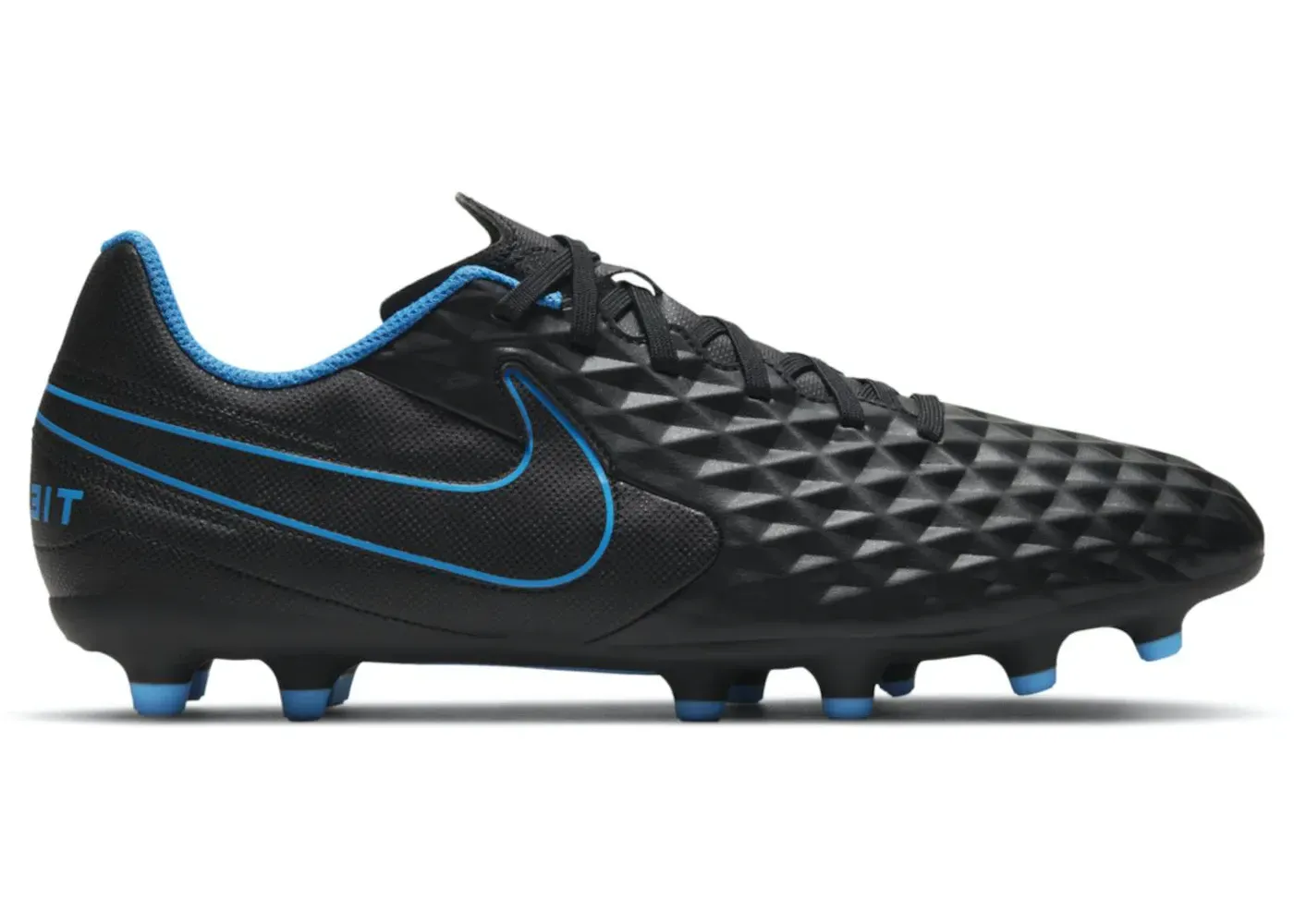 Nike Tiempo Legend 8 Club FG MG Black Light Photo Blue