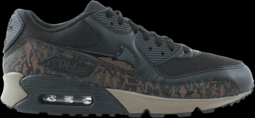 Фото № 1 с приближением к товару «‎Nike Air Max 90 Powerwall Black Olive»