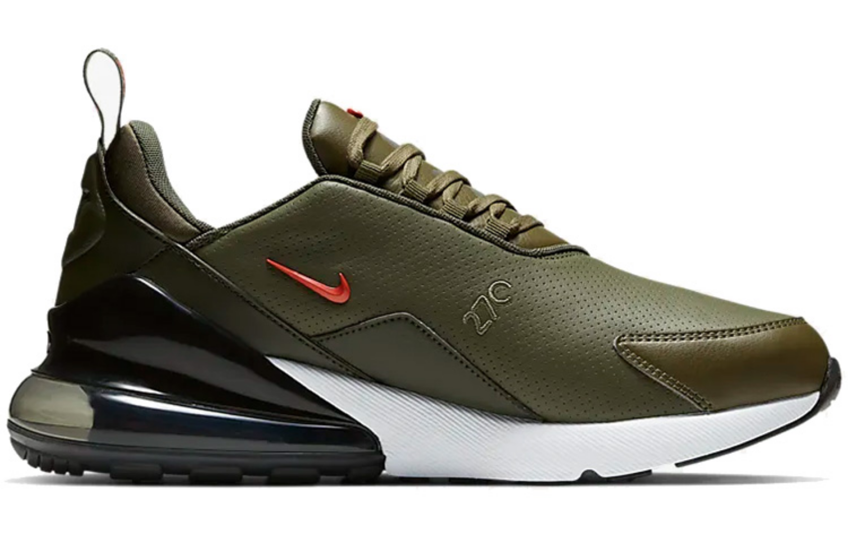 Фото № 2 с приближением к товару «‎Nike Air Max 270 Premium Leather 'Olive'»