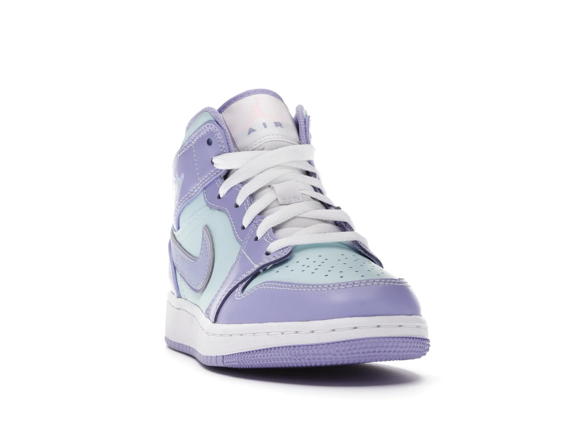 Фото № 4 с приближением к товару «‎Jordan 1 Mid Purple Aqua »
