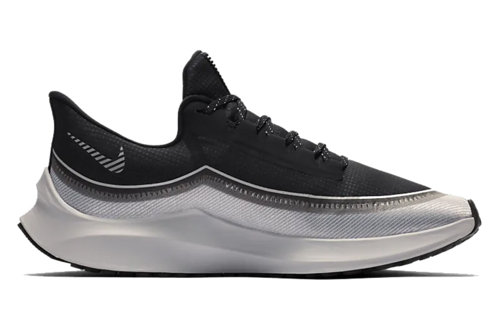 Фото № 2 с приближением к товару «‎Nike Wmns Zoom Winflo 6 Shield 'Black Reflect Silver'»
