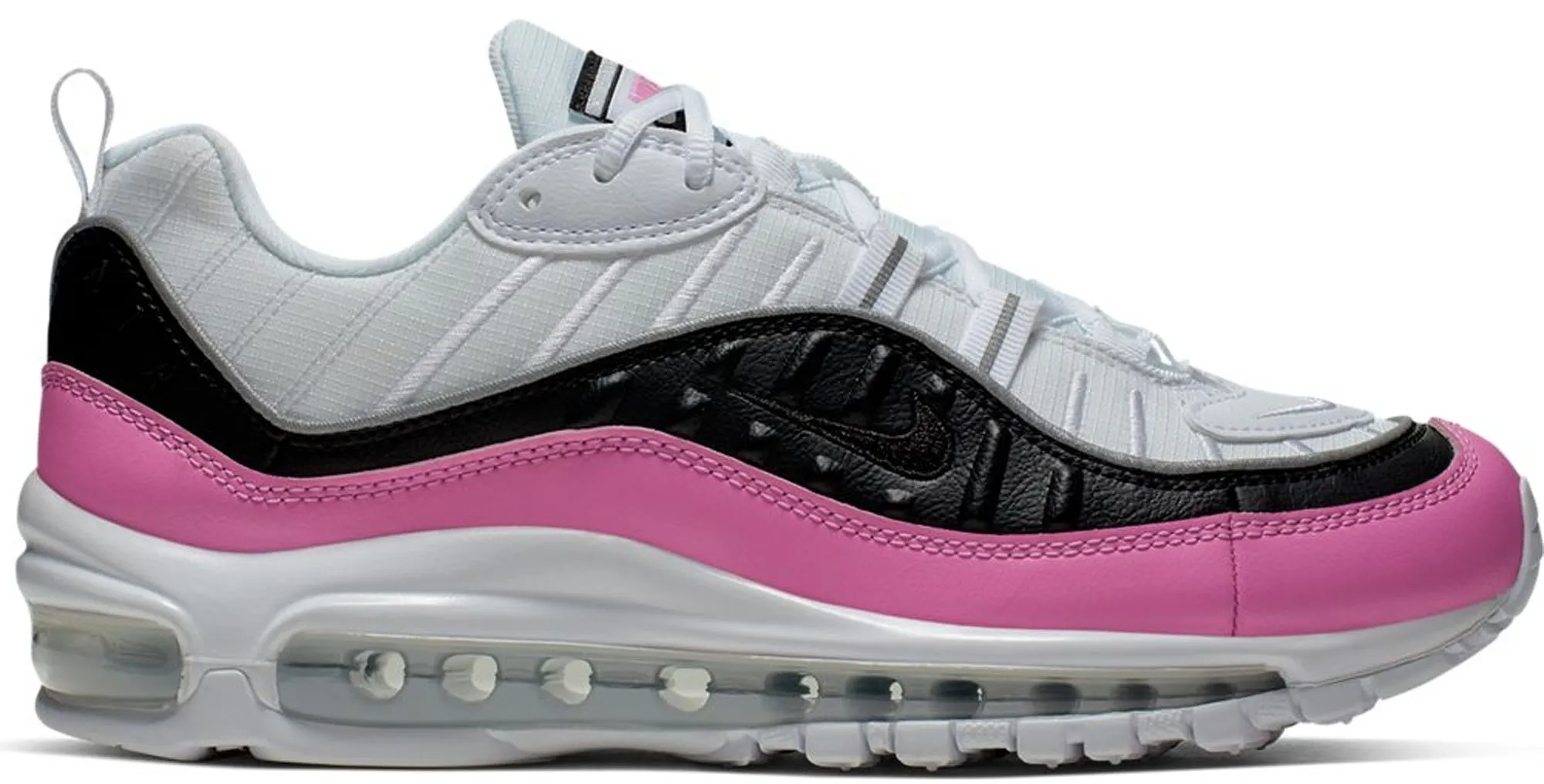 Фото № 1 с приближением к товару «‎Nike Air Max 98 SE White Black China Rose »