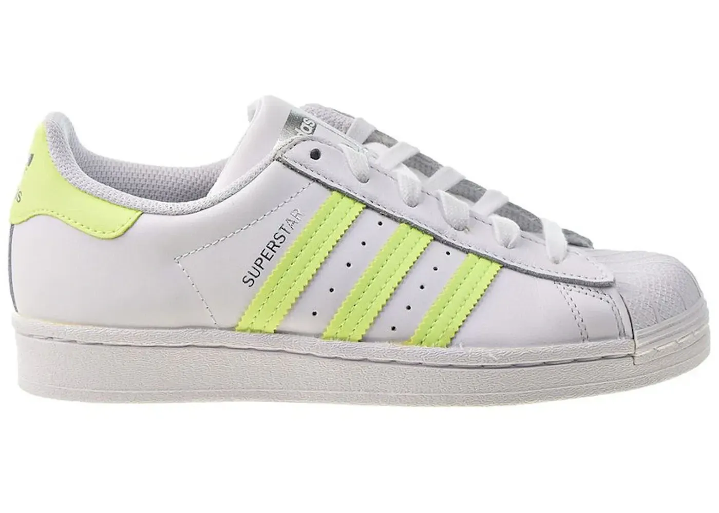 Фото № 1 с приближением к товару «‎adidas Superstar Footwear White Hi Res Yellow»