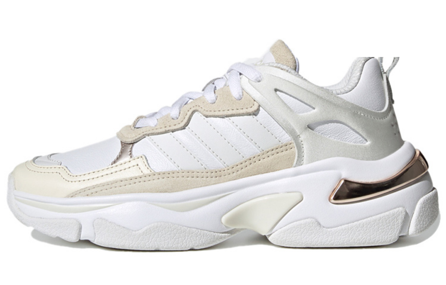 Фото № 1 с приближением к товару «‎ adidas neo Boujirun Running shoes WhiteBeige»