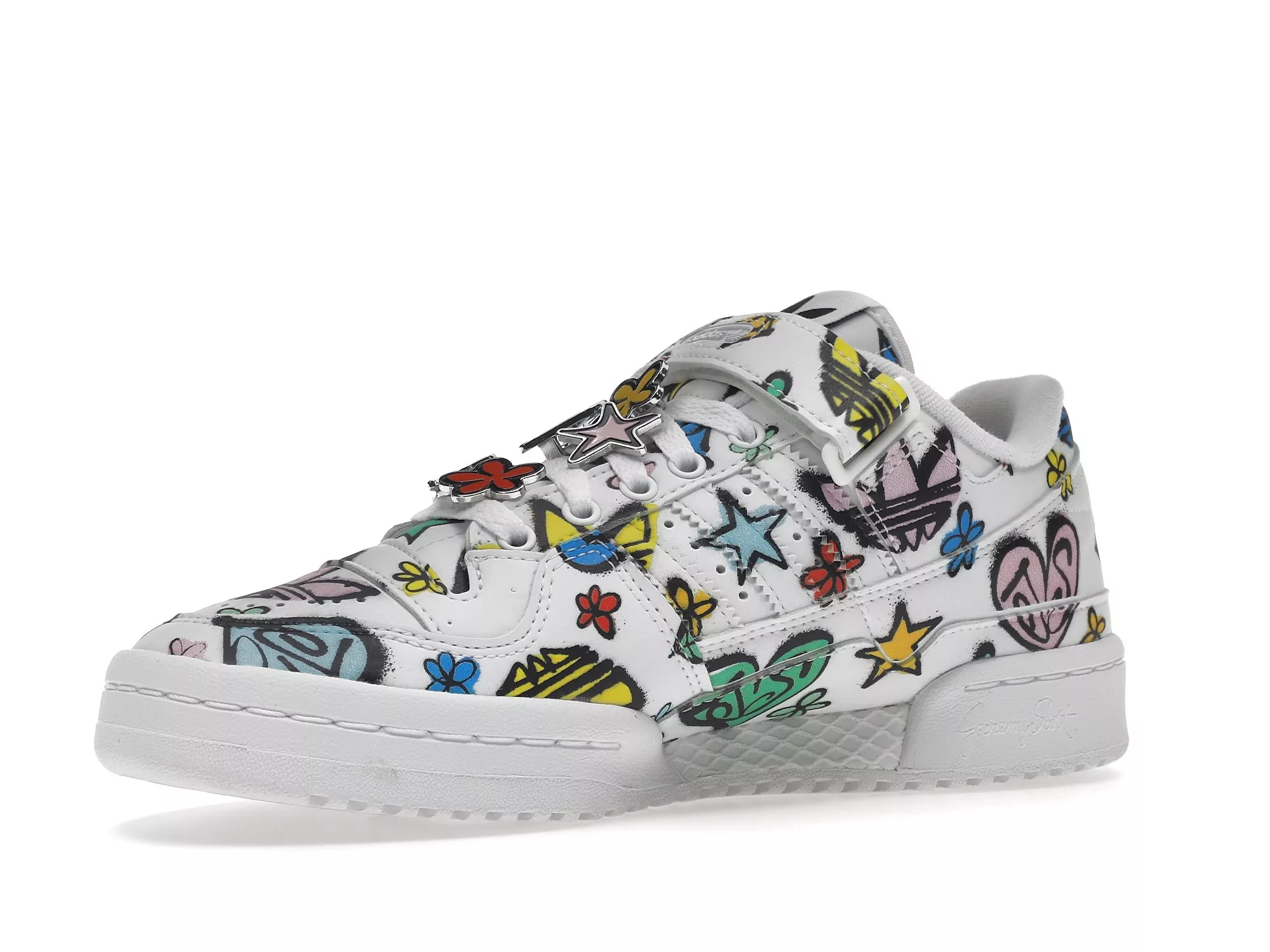 Фото № 6 с приближением к товару «‎adidas Forum 84 Low Jeremy Scott Monogram Graffiti»