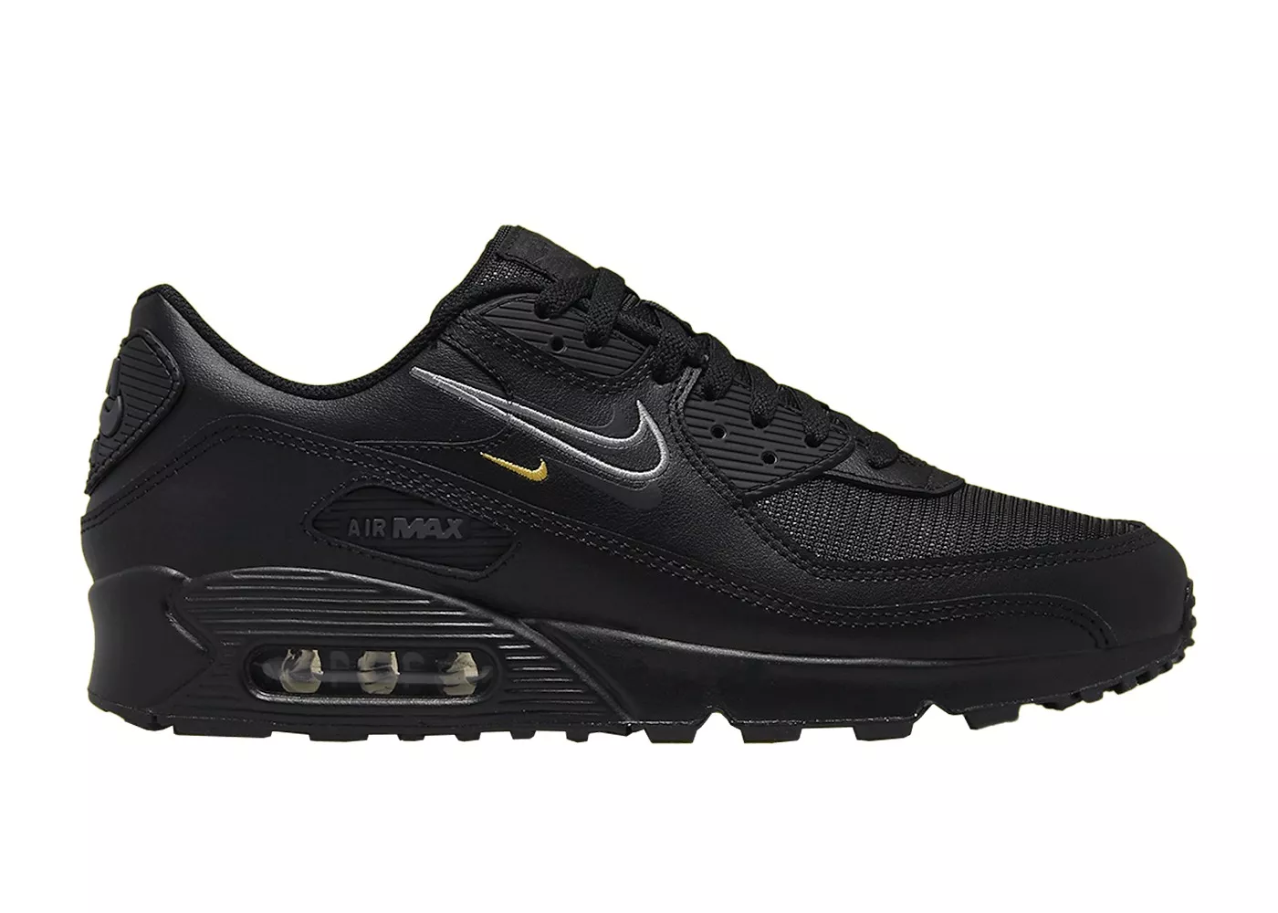 Фото № 1 с приближением к товару «‎Nike Air Max 90 Multi-Swoosh Black»
