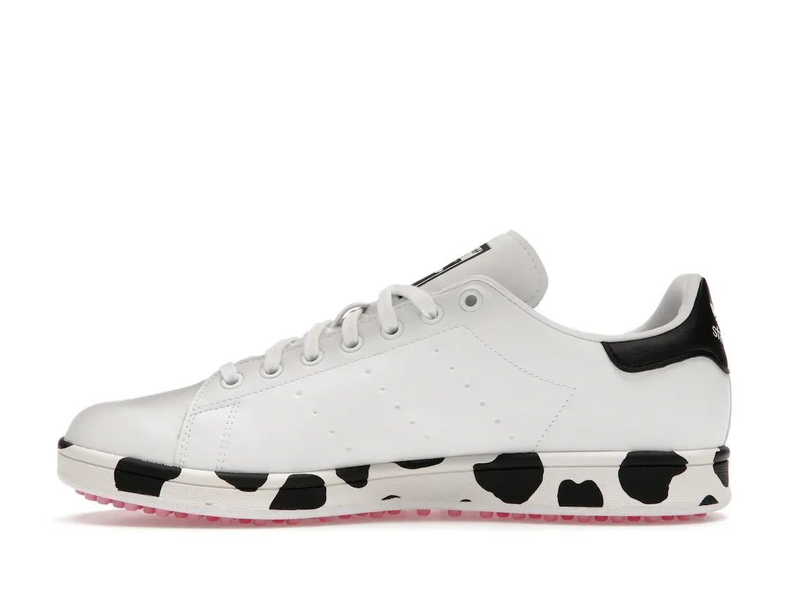 Фото № 3 с приближением к товару «‎Stan Smith Primegreen LE Spikeless Golf Cow Print»