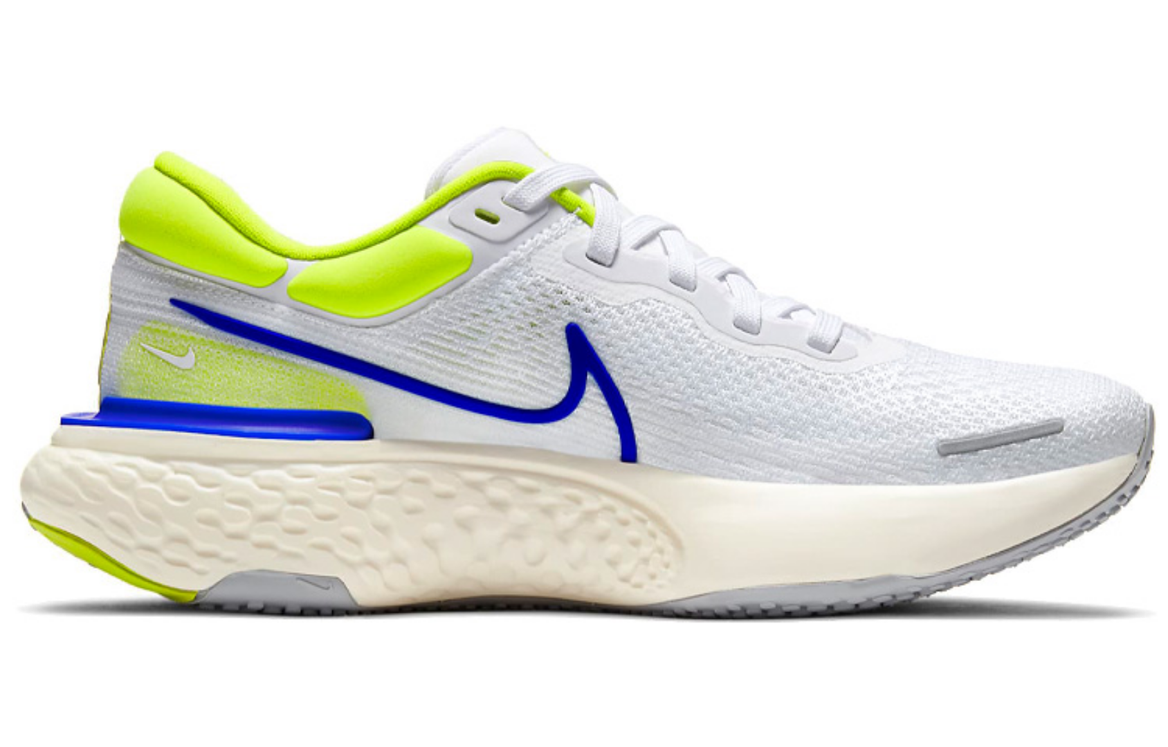Фото № 2 с приближением к товару «‎Nike Zoomx Invincible Run Flyknit WhiteBlueYellow»