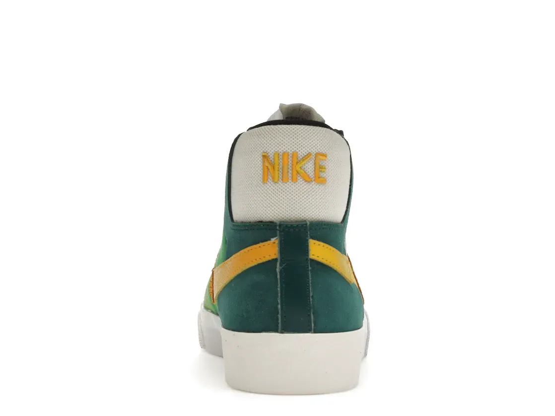Фото № 4 с приближением к товару «‎Nike Blazer Mid Mosaic Green»