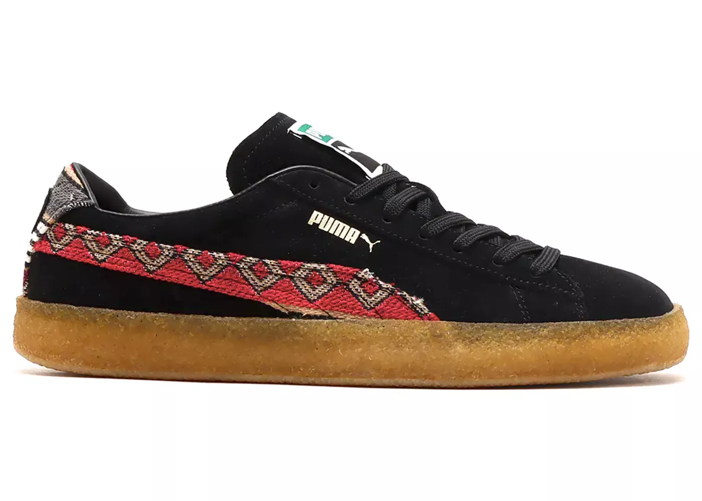 Фото № 1 с приближением к товару «‎Puma Suede Crepe Pattern Black»