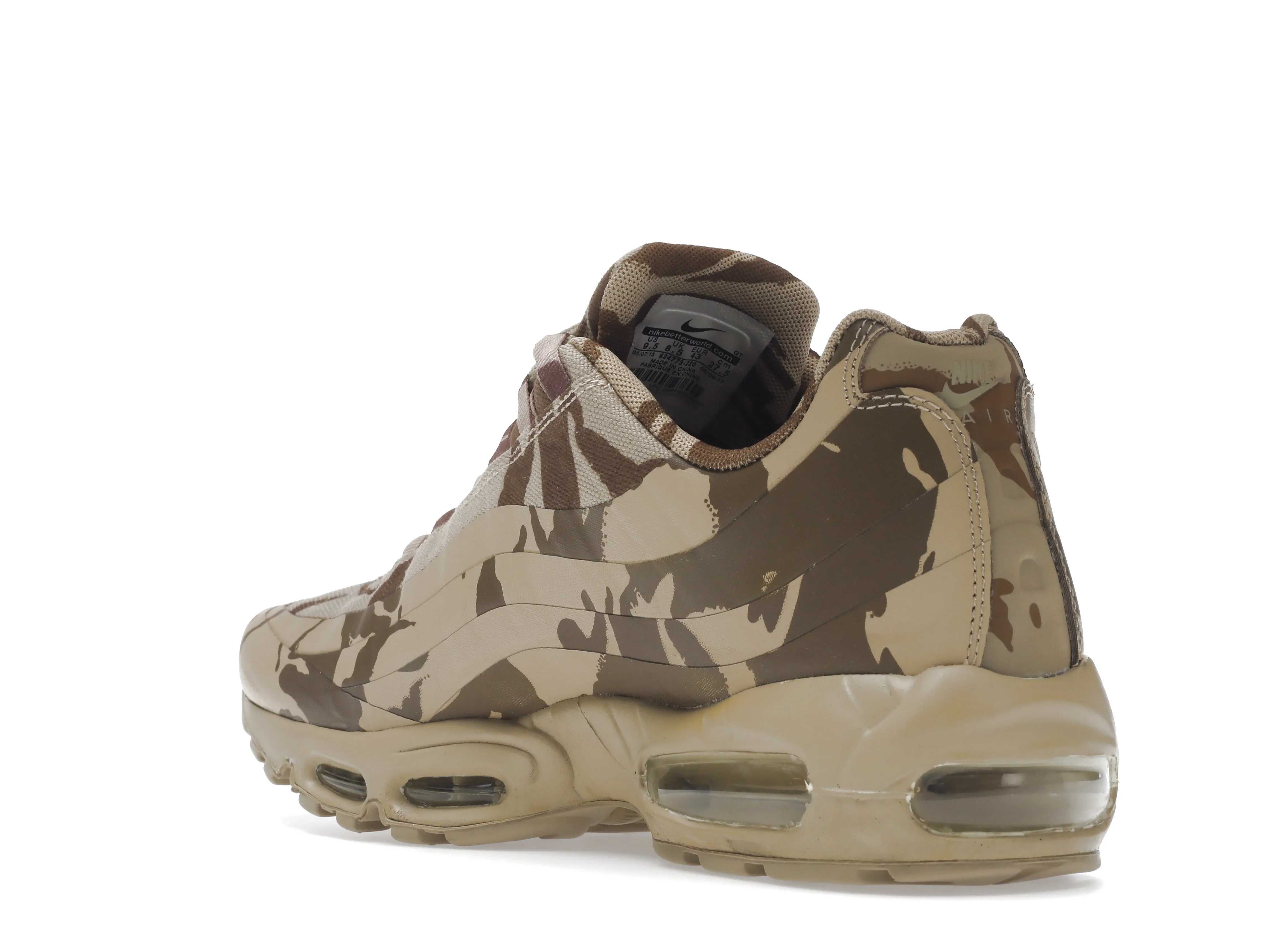 Фото № 6 с приближением к товару «‎Nike Air Max 95 UK Camo»