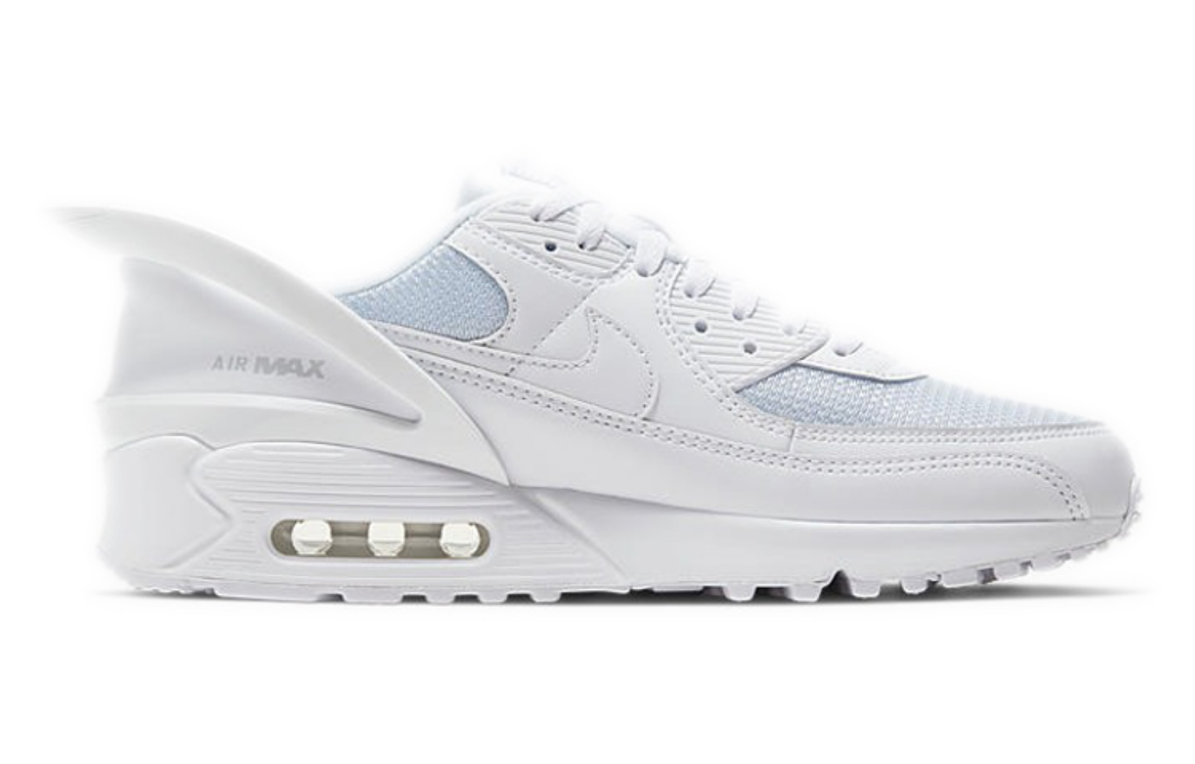 Фото № 2 с приближением к товару «‎Nike Air Max 90 FlyEase 'Triple White'»