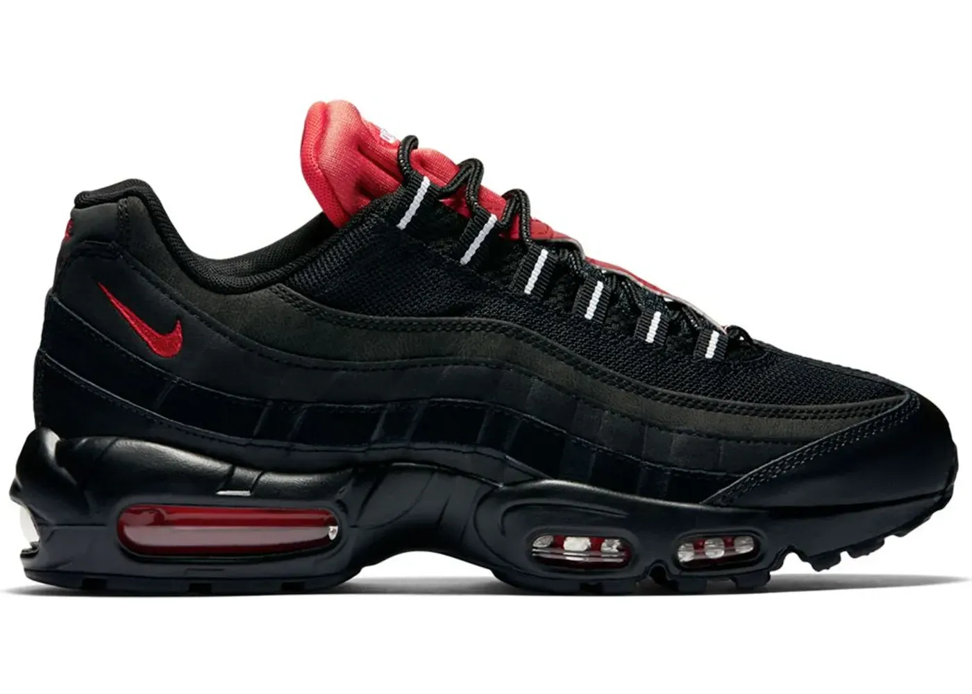 Фото № 1 с приближением к товару «‎Nike Air Max 95 Black Challenge Red»