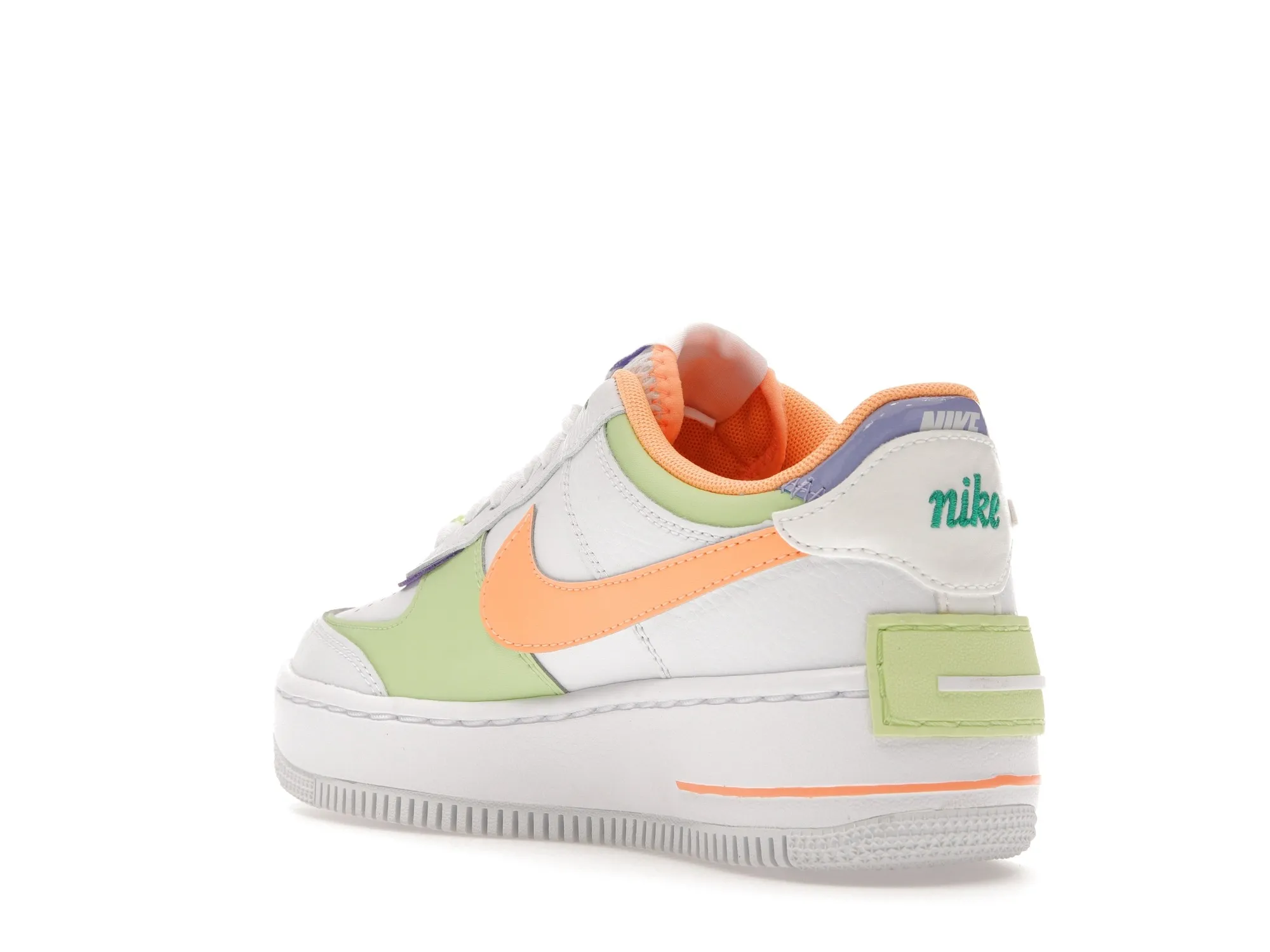 Фото № 5 с приближением к товару «‎Nike Air Force 1 Low Shadow White Peach Cream Lime »