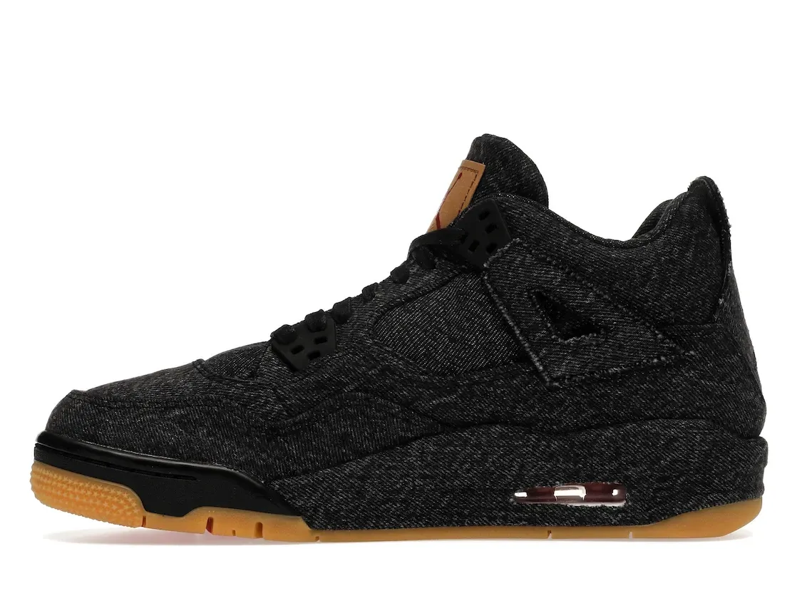 Фото № 3 с приближением к товару «‎Jordan 4 Retro Levis Black  (Levis Tag)»