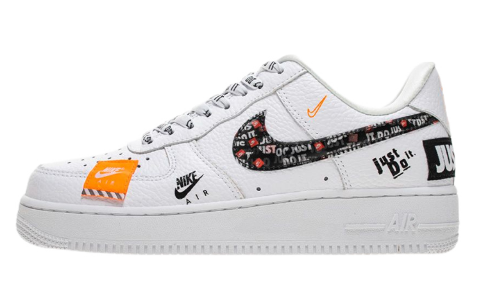 Фото № 1 с приближением к товару «‎Nike Air Force 1 Low Just Do It Pack WhiteBlack»