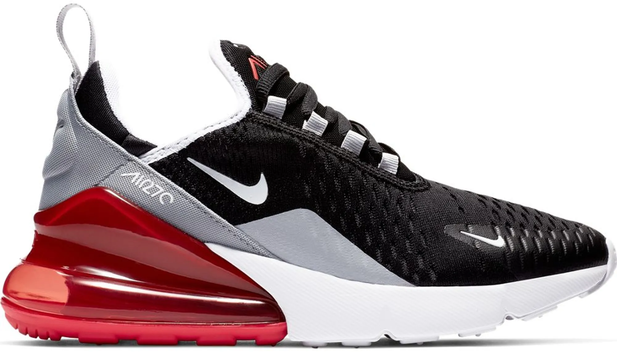 Фото № 1 с приближением к товару «‎Nike Air Max 270 Black Ember Glow Wolf Grey »
