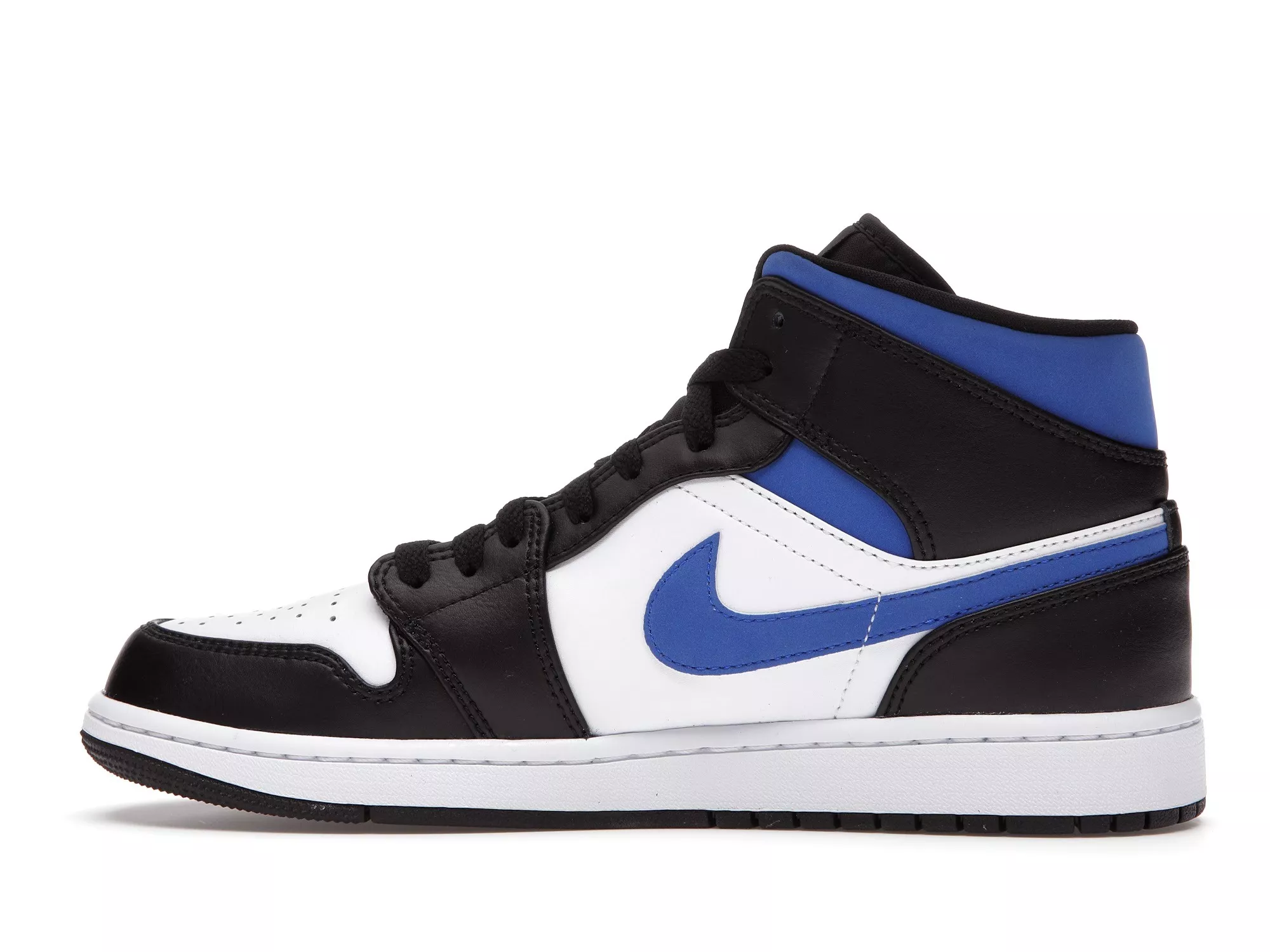 Фото № 5 с приближением к товару «‎Jordan 1 Mid White Black Racer Blue»