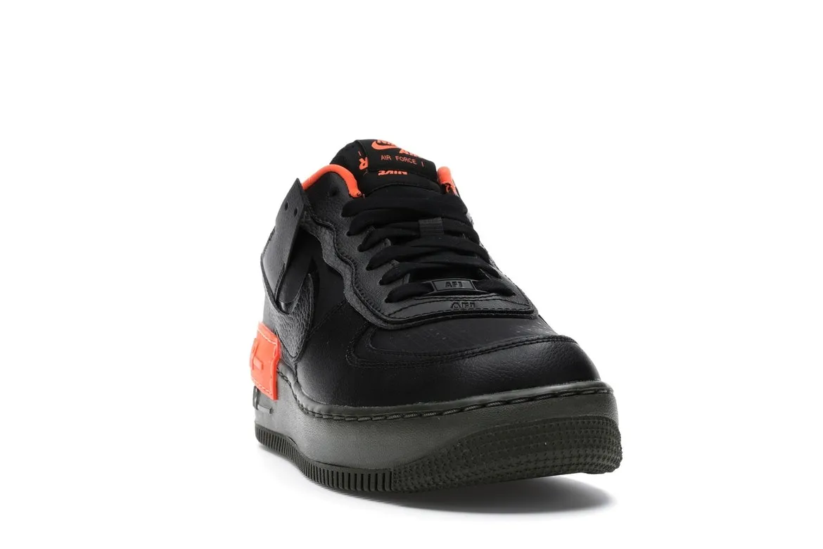 Фото № 4 с приближением к товару «‎Nike Air Force 1 Low Shadow Black Hyper Crimson Cargo Khaki »