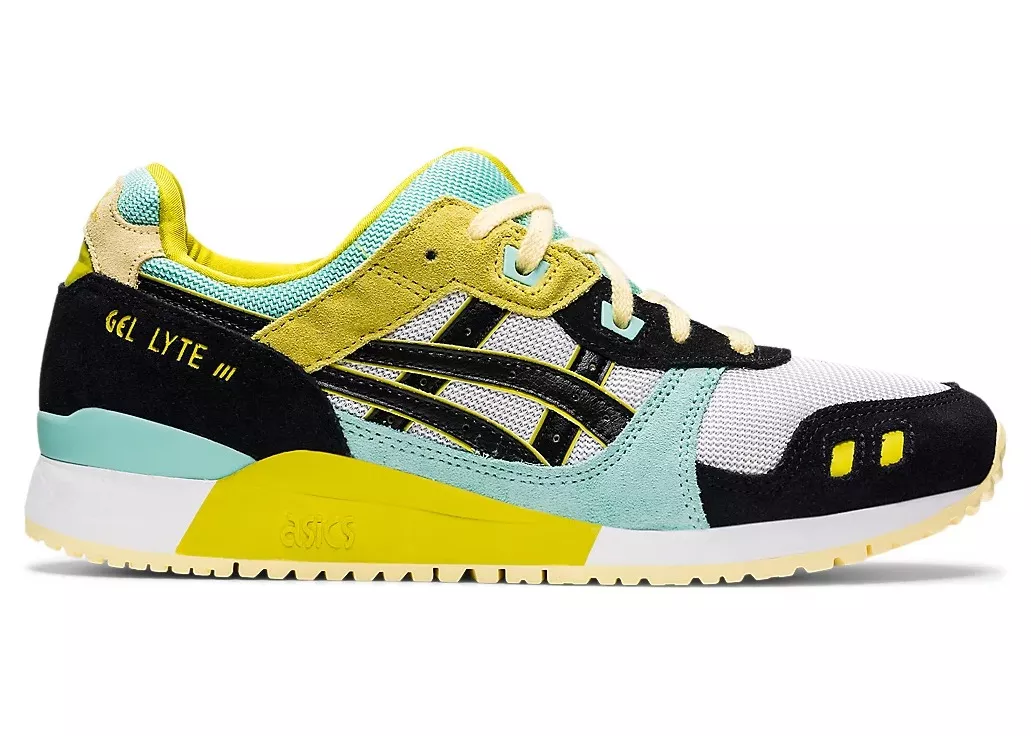 Фото № 1 с приближением к товару «‎ASICS Gel-Lyte III OG White Black Moss Green Blue»