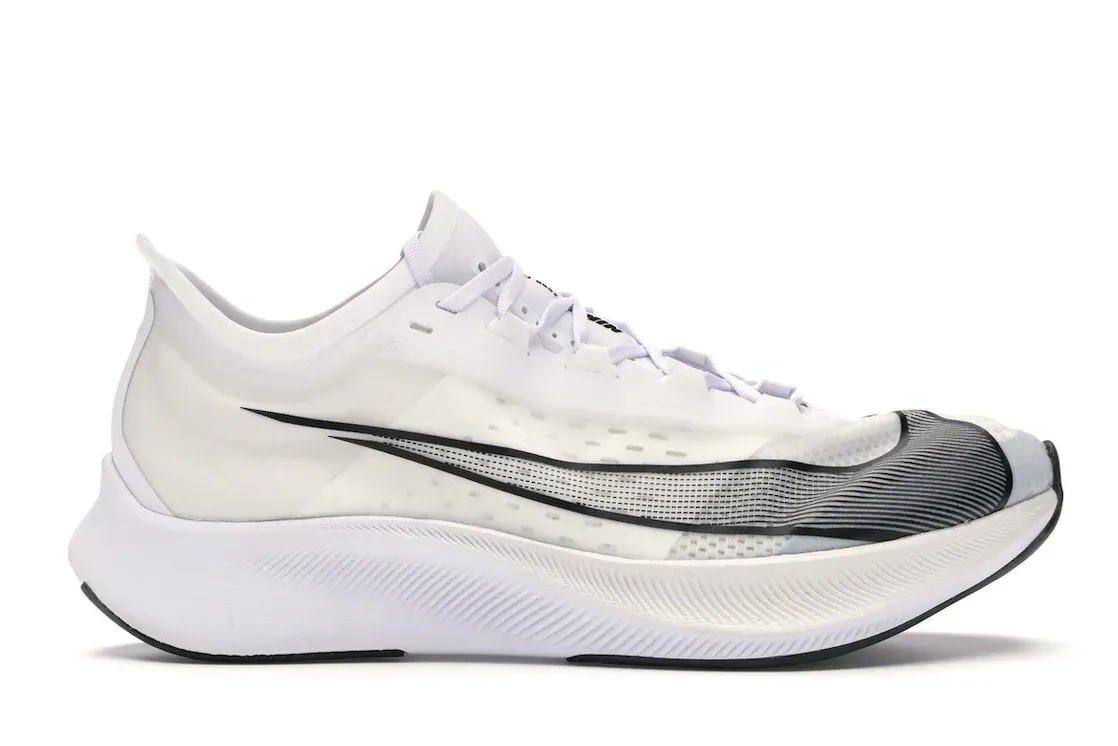 Фото № 1 с приближением к товару «‎Nike Zoom Fly 3 White Black»