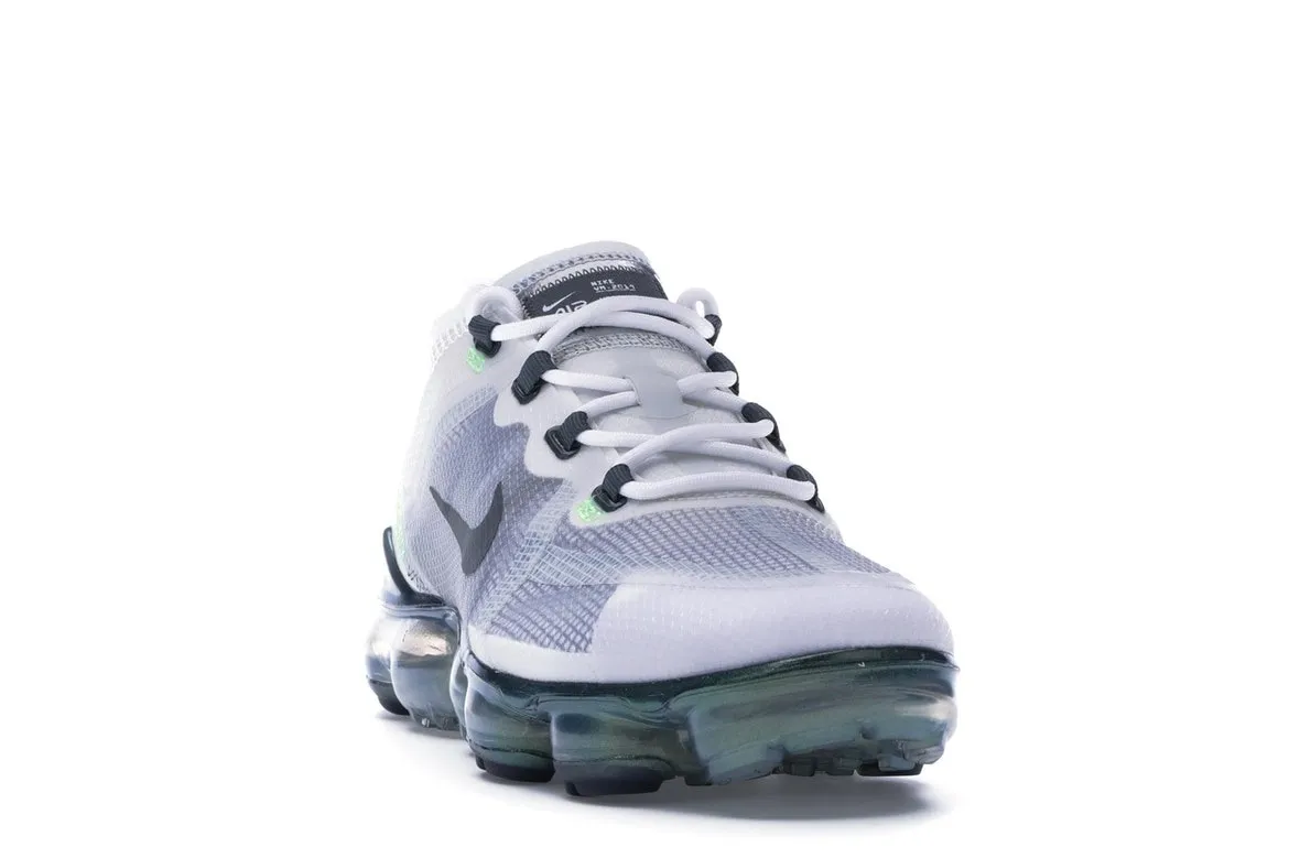 Фото № 2 с приближением к товару «‎Nike Air VaporMax 2019 Premium White Platinum Tint Lime Blast»