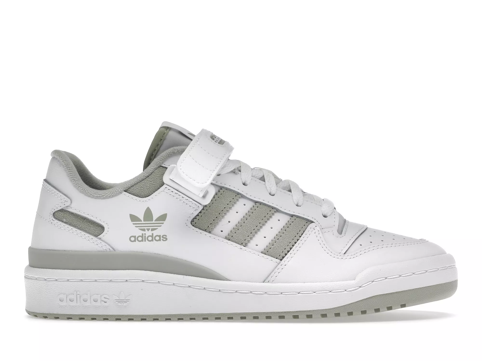 Фото № 1 с приближением к товару «‎adidas Forum Low White Green»