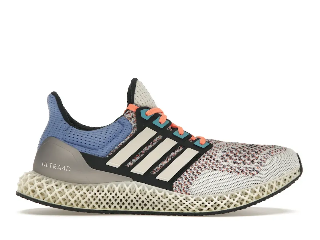 Фото № 1 с приближением к товару «‎adidas Ultra 4D Chalk Blue Fusion Orange»
