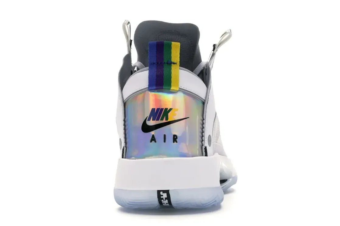 Фото № 4 с приближением к товару «‎Jordan XXXIV White Metallic Silver»