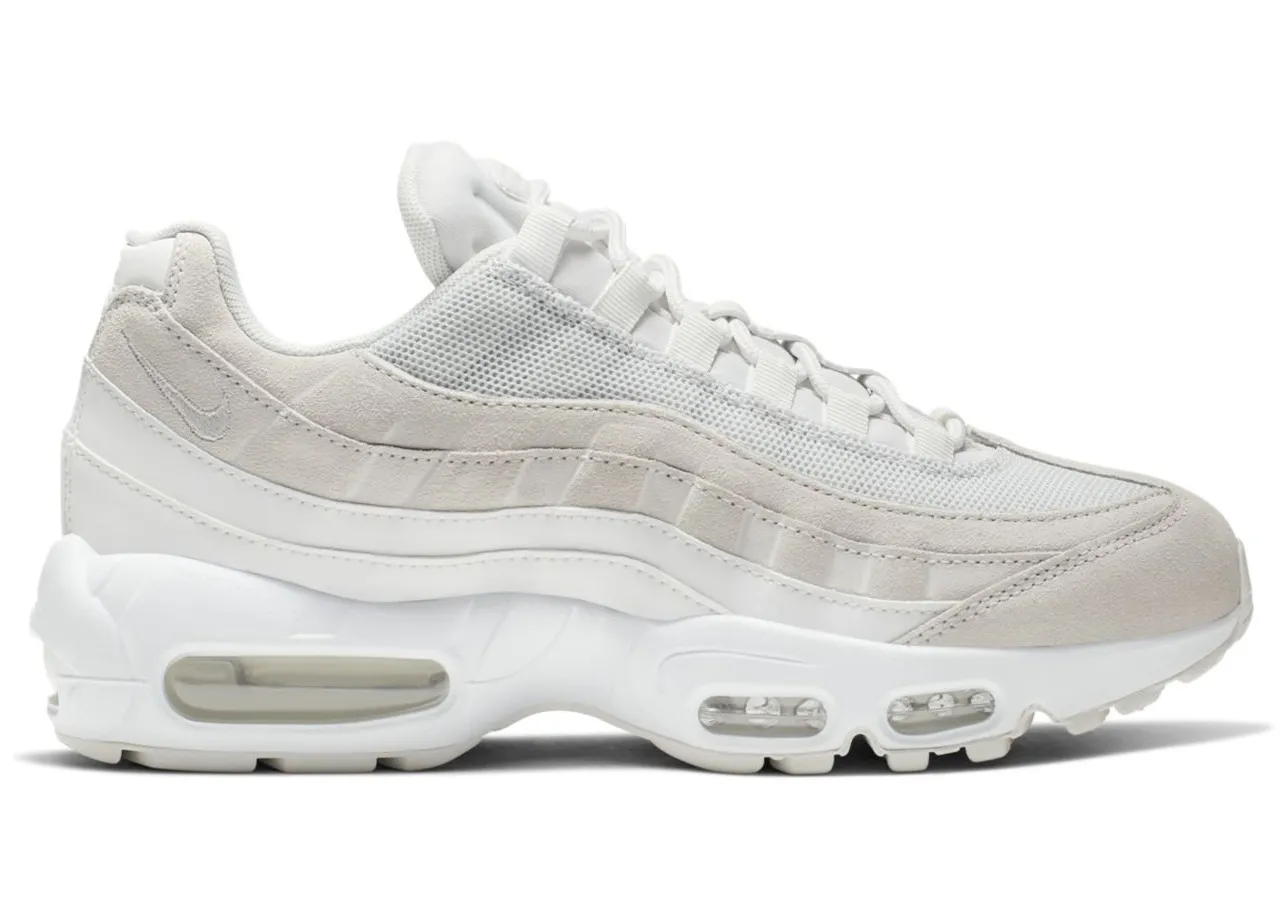 Фото № 1 с приближением к товару «‎Nike Air Max 95 Premium Platinum White »