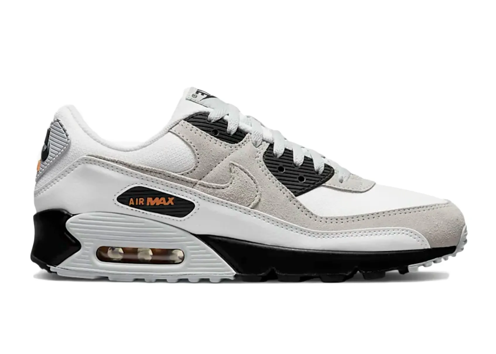 Фото № 1 с приближением к товару «‎Nike Air Max 90 White Black Hot Curry»