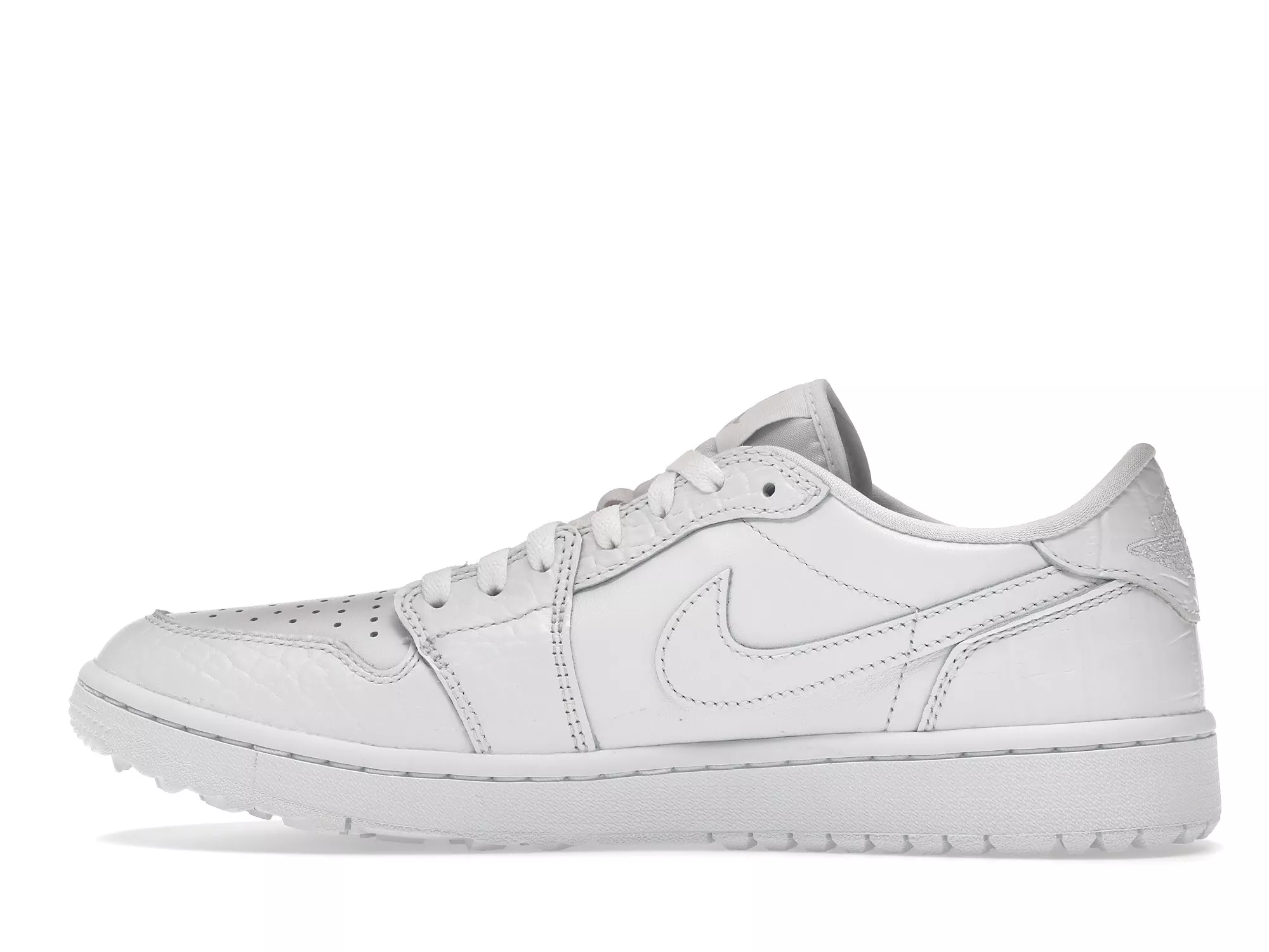 Фото № 5 с приближением к товару «‎Jordan 1 Retro Low Golf White Croc»