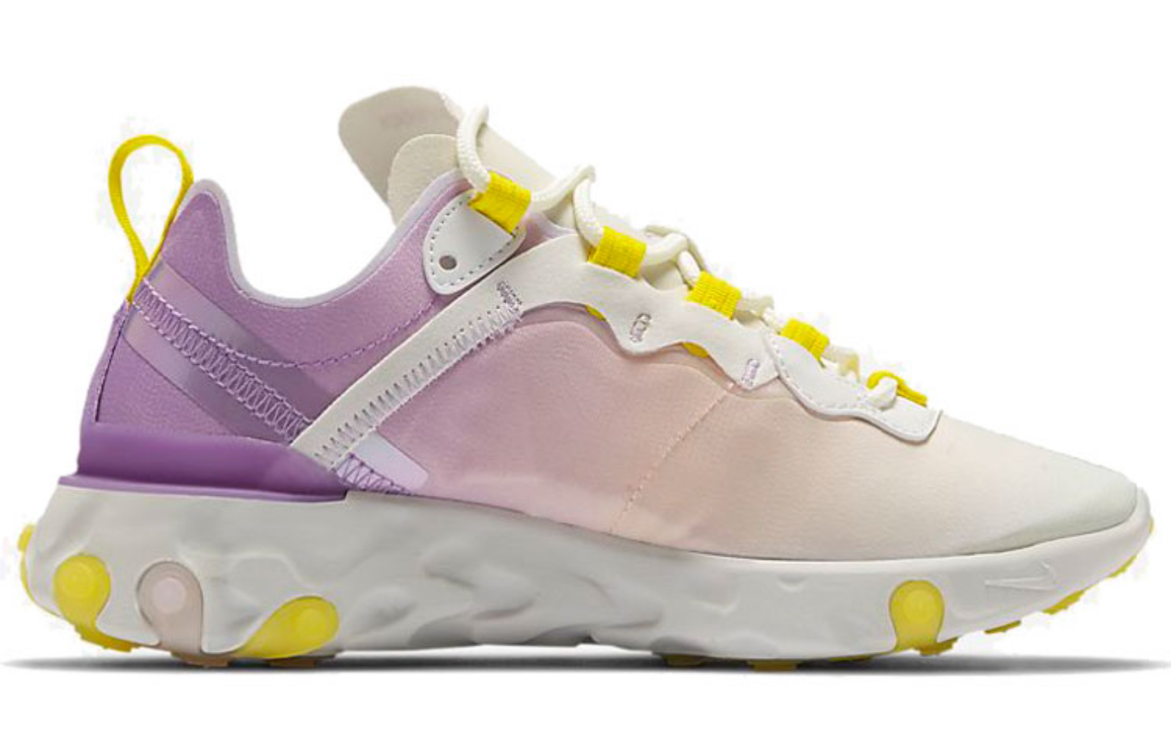 Фото № 2 с приближением к товару «‎Nike React Element 55 WhitePurple»