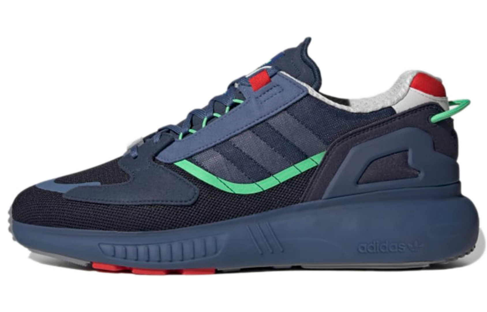 Фото № 1 с приближением к товару «‎adidas originals Zx 5k Boost Running Shoes Dark Blue»
